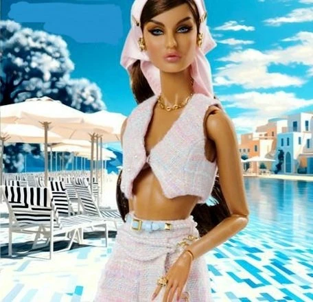 Escoines Koleksiyon İntegrity Toys Sweet Retreat Rayna Ahmadi Dressed Doll - Upgrade Doll - Nu Face