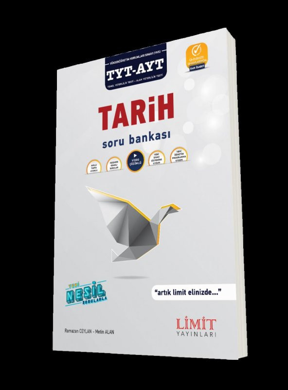TYT AYT Tarih Soru Bankası Limit Yayınları