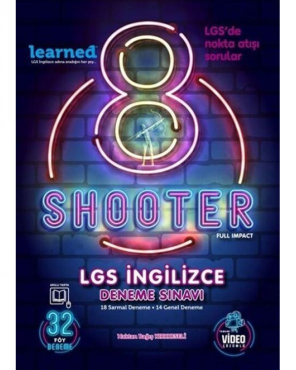 BOREALIS 8.SINIF SHOOTER LGS İNGİLİZCE 32 FÖY DENEME VİDEO ÇÖZÜMLÜ