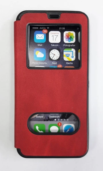 Samsung Galaxy A30 Uyumlu Kapakli Gizli Miknatisli Magnum Kilif ürün görseli 1