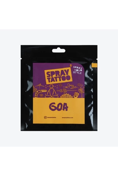 Goa City Pack Geçici Dövme Şablon Seti 14 Desen Spreysiz Sadece Şablon - 2