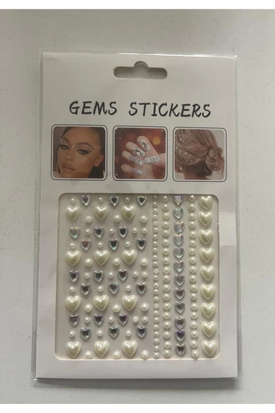 Face Gems Kalpler Yapışkanlı Yüz Taşı Seti
