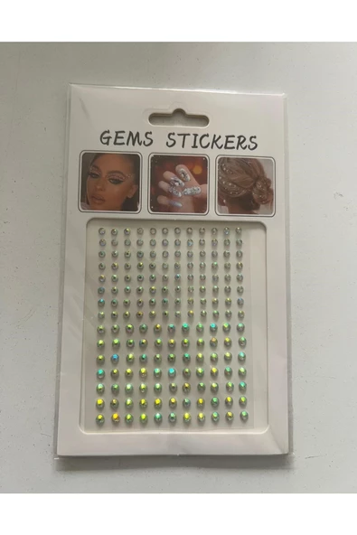 Face Gems Asortik Yapışkanlı Yüz Taşı Seti ürün görseli 1