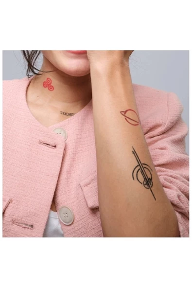 Stockholm City Pack Geçici Dövme Şablon Seti 26 Desen Spreysiz Sadece Şablon - 3