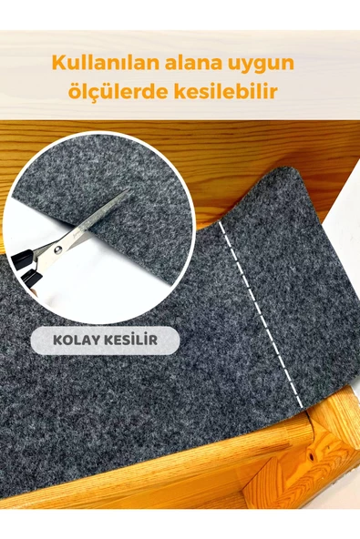 Merdiven Halısı, Halıfleks Basamak Ve Merdiven Paspası Kaymaz Taban (1 Adet) - 4