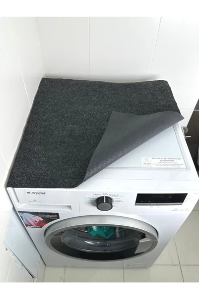 Çamaşır Makinası Örtüsü Koruma Matı Kaymaz Taban Sıvı Geçirmez Yıkanabilir - 2