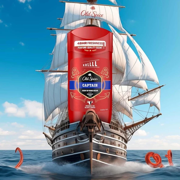 Old Spice Captain Erkekler İçin Stick Deodorant 85 ml XL - 3