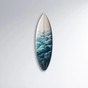 Surfboard Tasarım | Renklendirilmiş Metal Tablo>