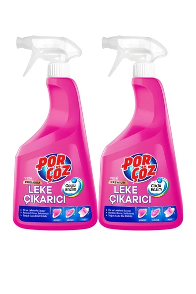 Porçöz  PORÇÖZ Leke Çıkarıcı Sprey 2'li 2x750 Ml