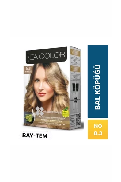 seacolor  Sea Color Saç Boyası Bal Köpüğü 8.3