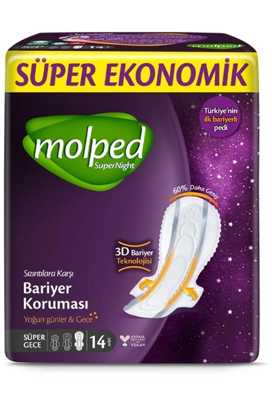 Molped  Supernight Yoğun Günler & Gece (süper Gece) 14'lü