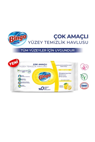 Bingo  BİNGO ÇOK AMAÇLI TEMİZLİK HAVLUSU 96 LI PAKET