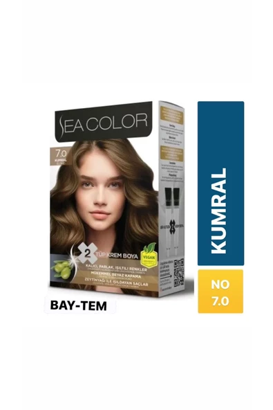 seacolor  Sea Color Saç Boyası Kumral 7.0