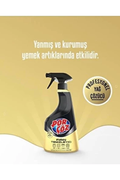 Porçöz  Fırın Temizleyici Sprey 750 Ml