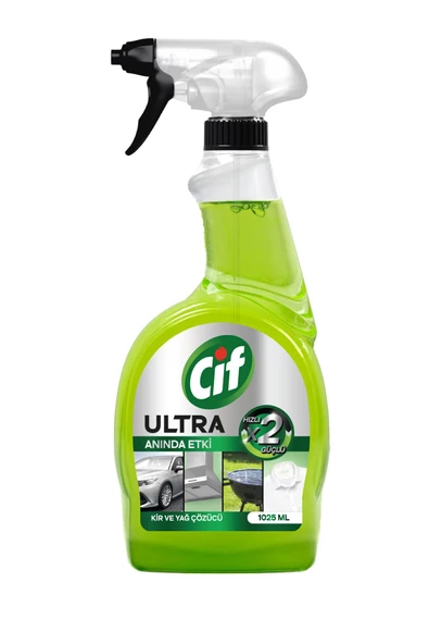 Cif  Ultra Anında Etki Kir Ve Yağ Çözücü 1025 ml