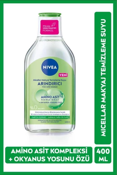 Nivea Micellar Makyaj Temizleme Suyu Arındırıcı 400 ml ürün görseli 1