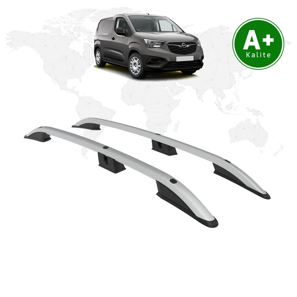 Citroen Berlingo Panelvan Tavan Çıtası Uzun Şasi 2019 Model Ve Sonrası Gri ürün görseli 1