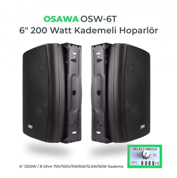 OSAWA OSW-8TS 100V Trafolu Duvar Hoparlörü