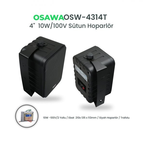 Osawa OSW-4314 TS 40 Watt Duvar Hoparlörü