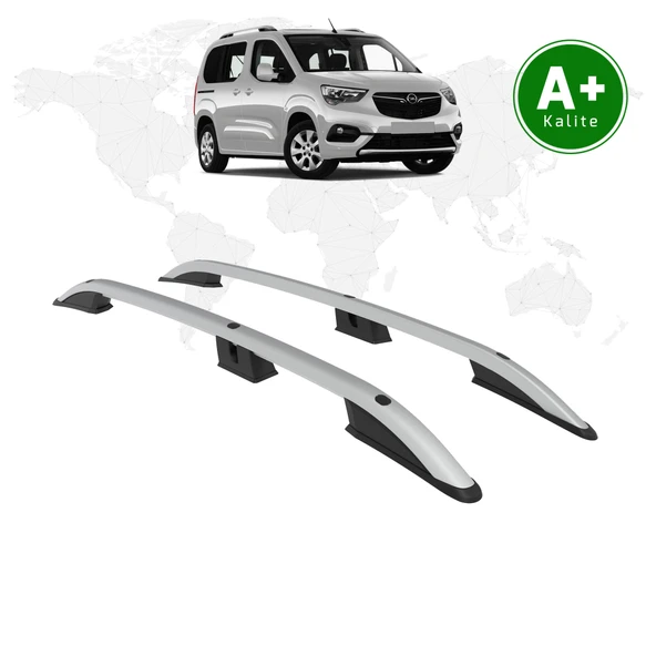 Opel Combo Tavan Çıtası Kısa Şasi 2019 Model Ve Sonrası Gri ürün görseli 1