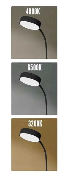 CATA Şarjlı Ledli BERLİN Masa Lambası 3 Renk Işık Abajur - 2