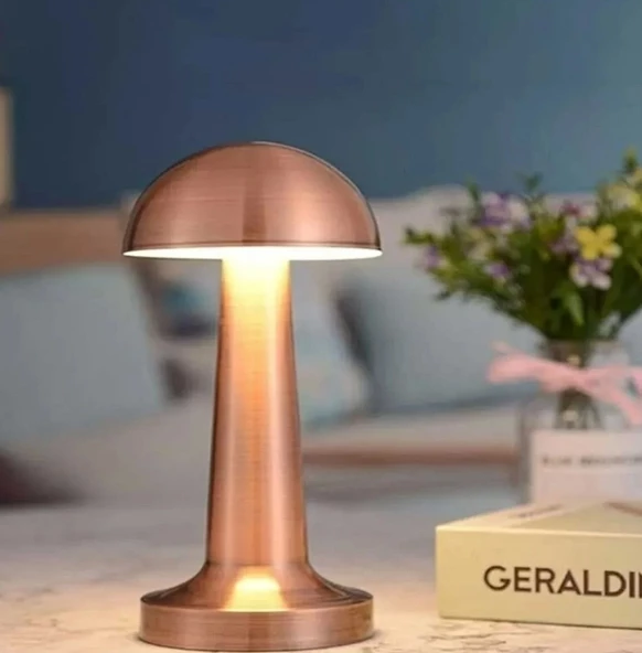 CATA Şarjlı Ledli LİZBON Masa Lambası 3 Renk Işık Abajur - 3