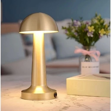 CATA Şarjlı Ledli LİZBON Masa Lambası 3 Renk Işık Abajur - 2