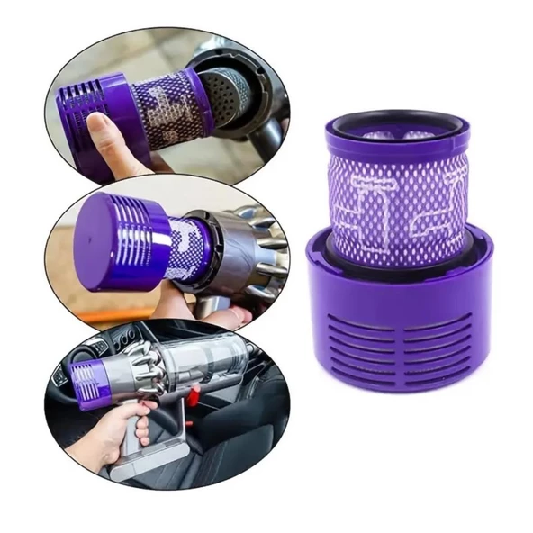 Polham Dyson V10 Serisi İle Uyumlu HEPA Filtre, Yıkanabilir Dyson Hepa Filtre, Partikul Tutucu Filtre - 5