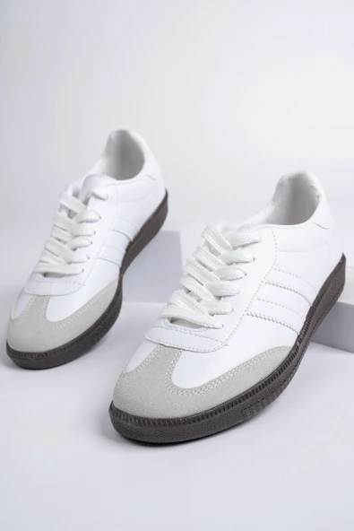Muggo GORDON Unisex Ortopedik Günlük Garantili Bağcıklı Yürüyüş Koşu Sneaker Spor Ayakkabı - 11