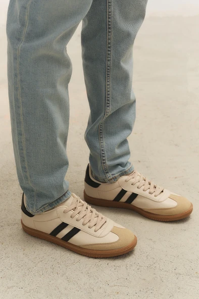 Muggo GORDON Unisex Ortopedik Günlük Garantili Bağcıklı Yürüyüş Koşu Sneaker Spor Ayakkabı - 6