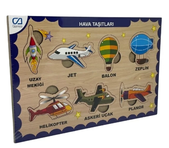 Ca Games Ahşap Puzzle Hava Taşıtları 19X29