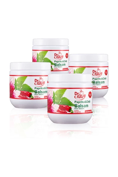 FARMASİ Dr C. Tuna Biberli Masaj Jeli 500ml 4'lü Set - 1
