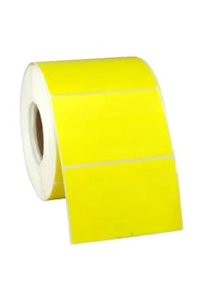 Jenbol Sarı Termal Etiket 40 mm x 60 mm 1000'li Sarım