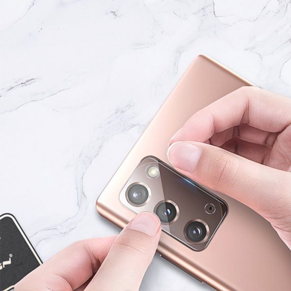 Samsung Galaxy Note 20 Kamera Lens Koruyucu 3D Cam - 5