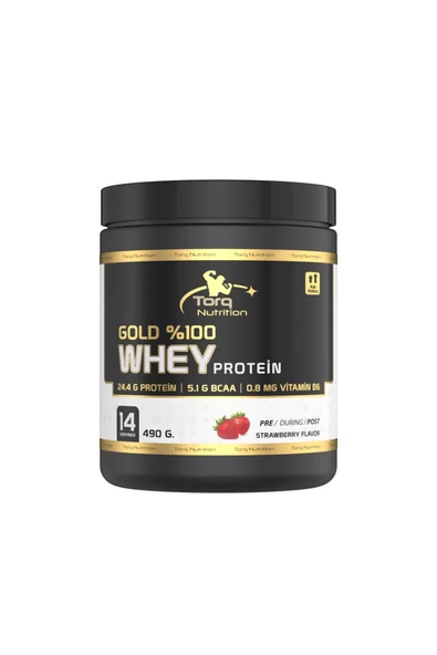Torq Nutrition  Gold Whey Protein Çilek 490g