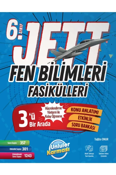 Ünlüler Karması 6. Sınıf Jett Fen Bilimleri Fasikülleri ürün görseli 1
