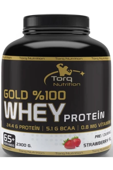 Torq Nutrition  Gold Whey Protein Çilekli 2300g