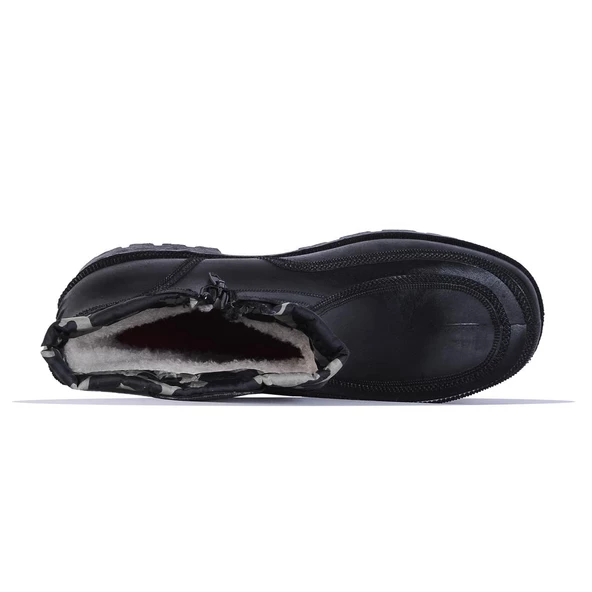 Arısan 216 Siyah Termal Kürklü Erkek Fermuarlı Kar Bot - Resim 3