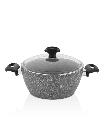 Falez Cost 24 Cm Granit Derin Gri Tencere - 2