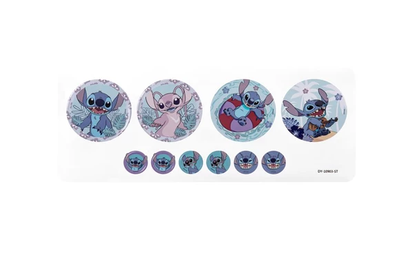 Disney Stitch Kablolu Kulaklık Çocuk Kulaklığı Lisanslı Hediye Stıckerlı  DY-10903-ST - 8