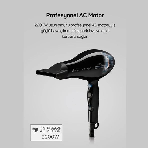 Arzum AR5004 BELLISSIMA 2200w Saç Kurutma Makinesi - Resim 3