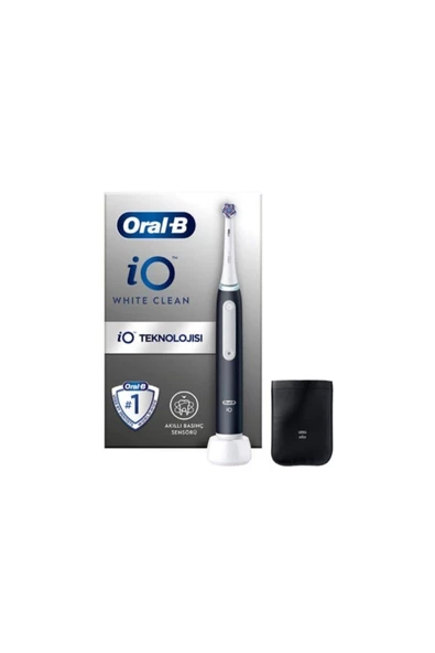 Oral-B iO White Clean Şarjlı Diş Fırçası Matt Black