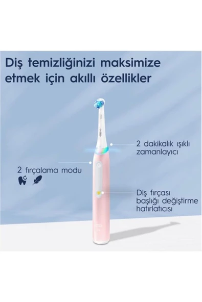 Oral-B iO Sensi Clean Şarjlı Diş Fırçası Blush Pink - 2