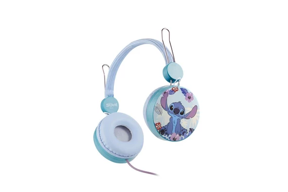 Disney Stitch Kablolu Kulaklık Çocuk Kulaklığı Lisanslı Hediye Stıckerlı  DY-10903-ST - 4