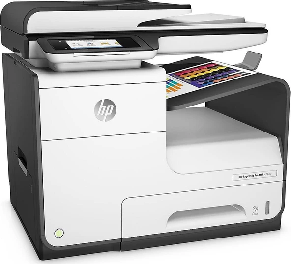 HP Pagewide Pro MFP 477DW D3Q20B Wi-Fi + Tarayıcı + Fotokopi Renkli Çok Fonksiyonlu Mürekkep Püskürtmeli Yazıcı ve XXL  Bitmeyen Kartuş Sistemi