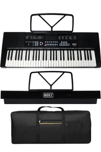 Midex PS-2300BK 61 Tuşlu Org Seti Siyah Kaliteli Başlangıç İçin Uygun - 2