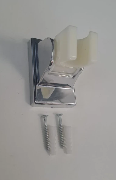 DUŞ MAFSALI - PLASTİK KARE HAREKETLİ KROM - Resim 2