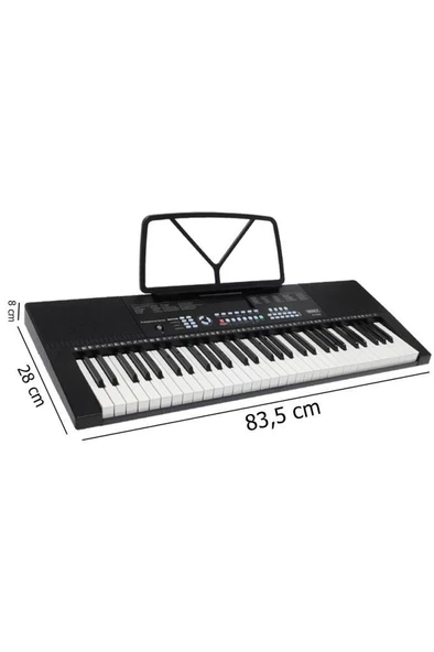Midex PS-2300BK 61 Tuşlu Org Seti Siyah Kaliteli Başlangıç İçin Uygun - 5
