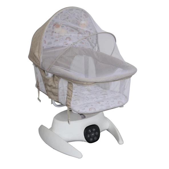 TommyBaby Vomero Rosy 3 kademeli Elektrikli Beşik 2in1 Beşik Ana kucağı - 6