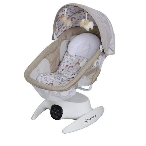 TommyBaby Vomero Rosy 3 kademeli Elektrikli Beşik 2in1 Beşik Ana kucağı - 5